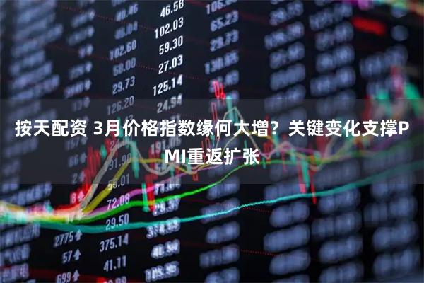 按天配资 3月价格指数缘何大增？关键变化支撑PMI重返扩张